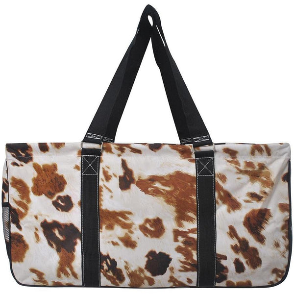 Cow Print Haul It All Basket