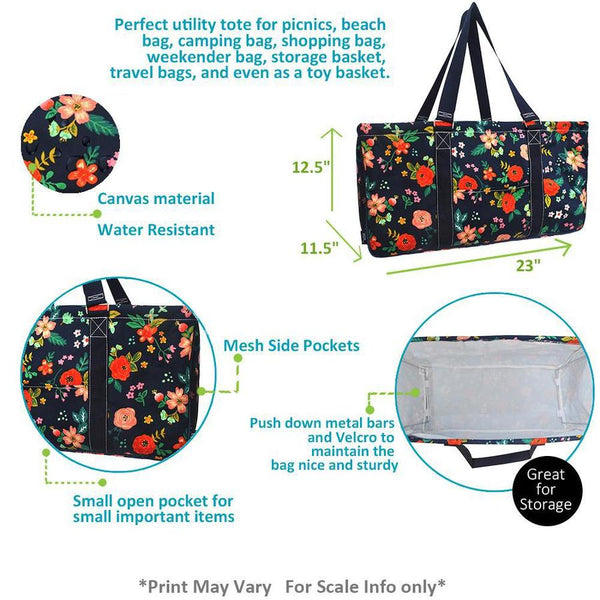 Spring Blossoms Haul It All Basket