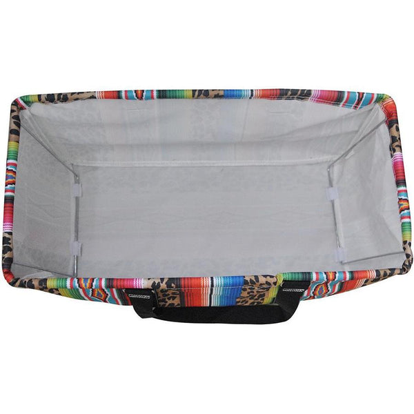 Leopard Serape Haul It All Basket