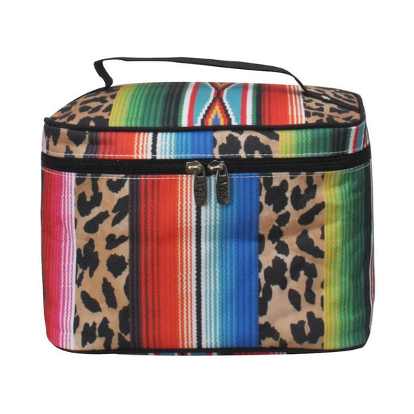 Leopard Serape Large Train Case