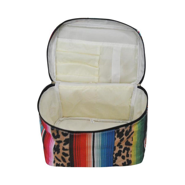Leopard Serape Large Train Case