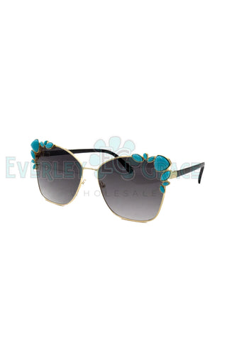 Turquoise Fancy Sunglasses