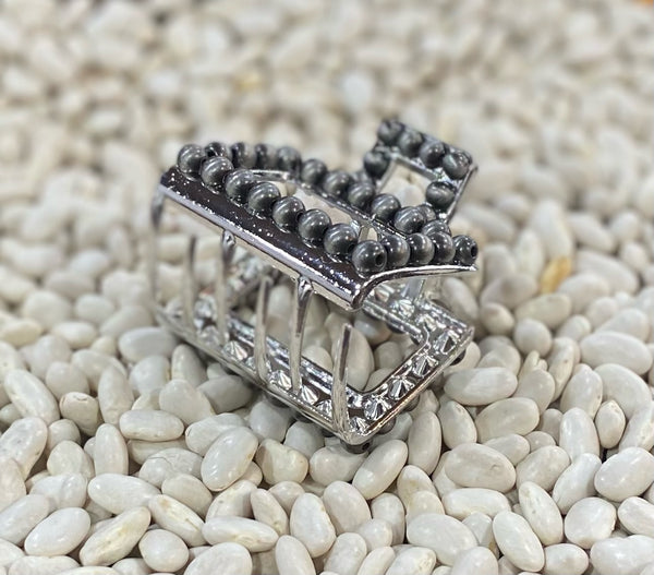 Mini Faux Navajo Pearl Claw Clip