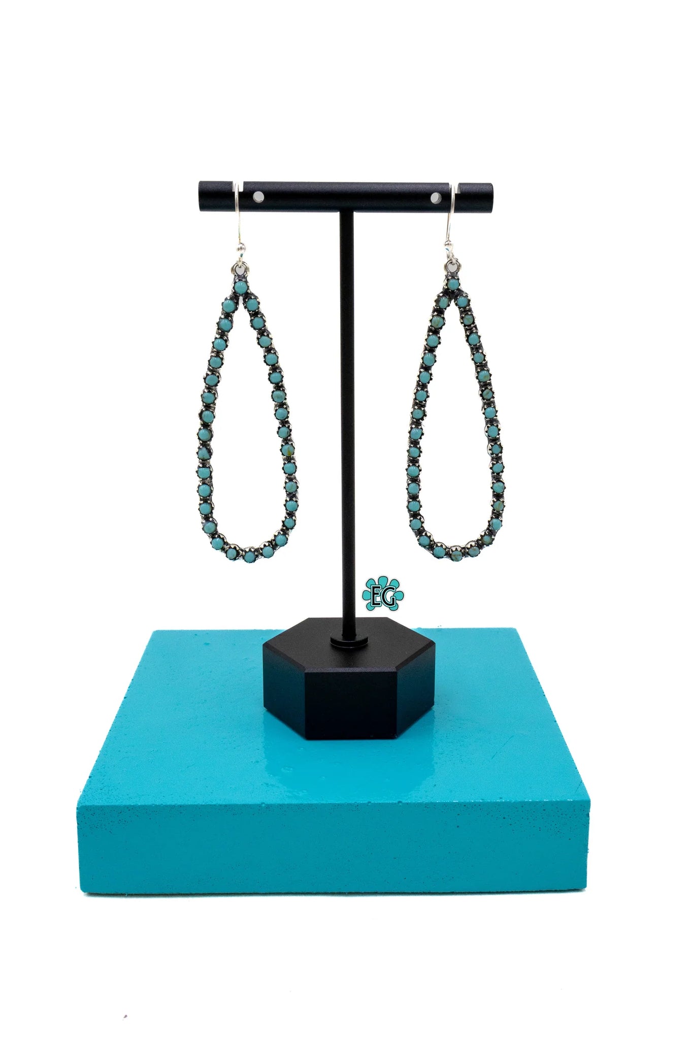 Turquoise Teardrop Earrings