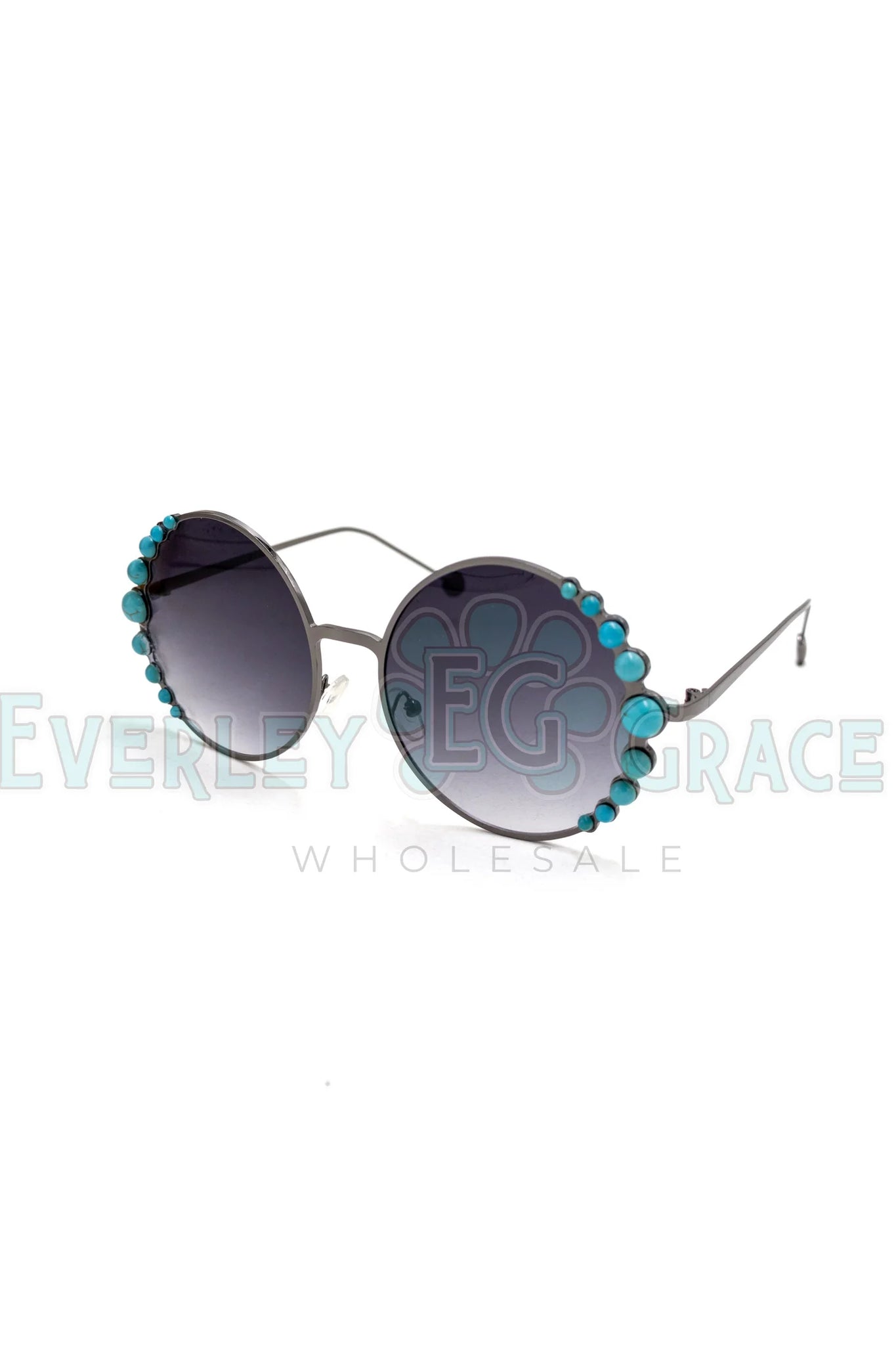 Turquoise Boujee Sunglasses