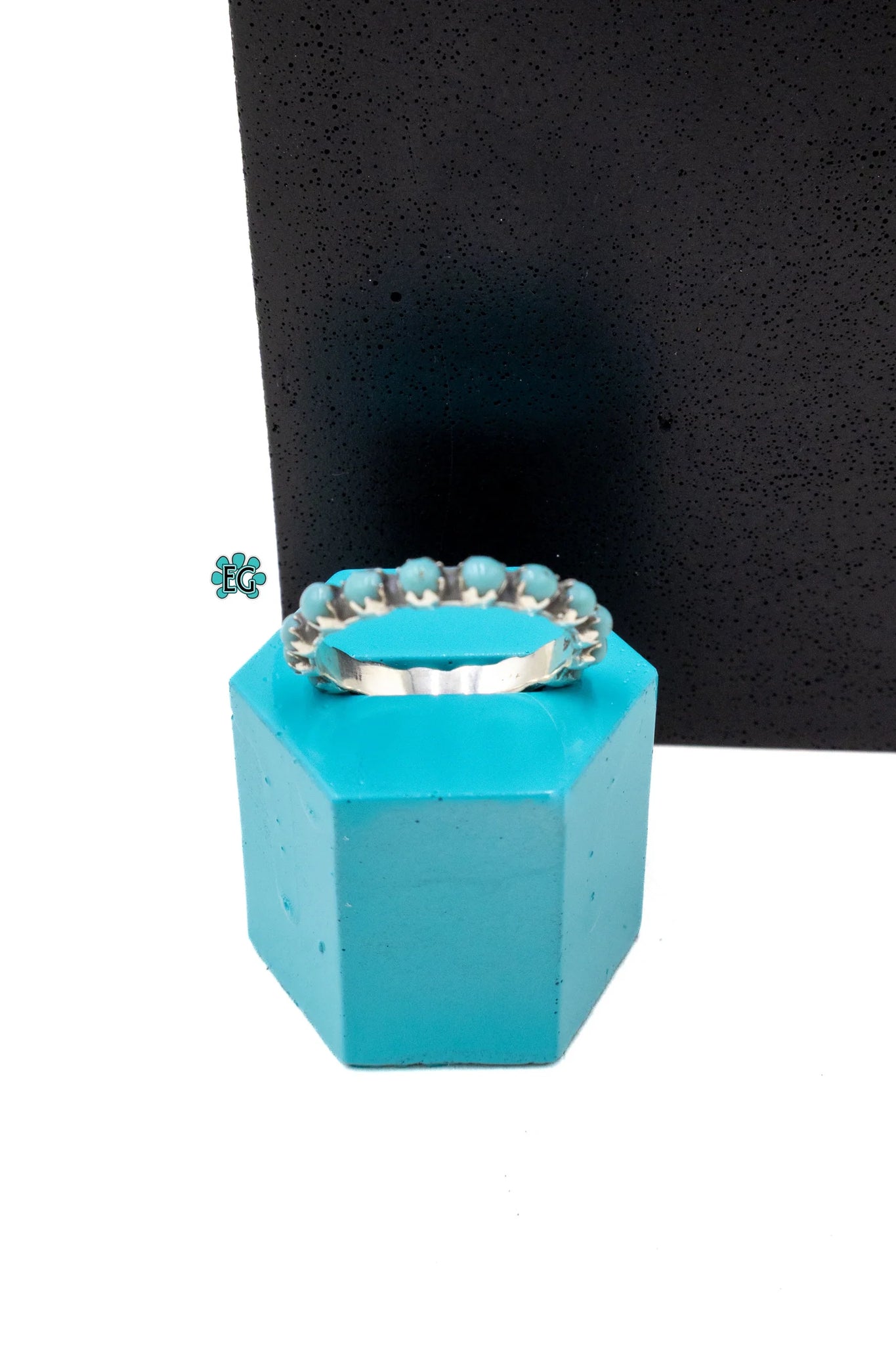 Turquoise Ridge Eternity Ring
