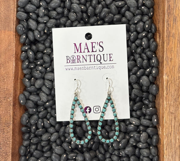Turquoise Teardrop Earrings