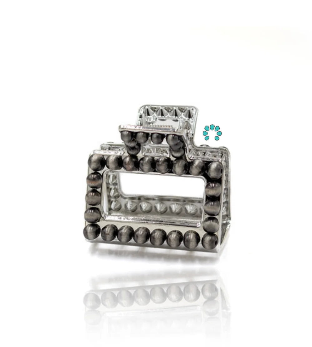 Mini Faux Navajo Pearl Claw Clip