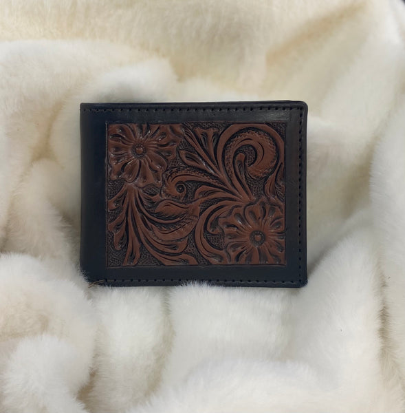 Tooled Leather Wallet