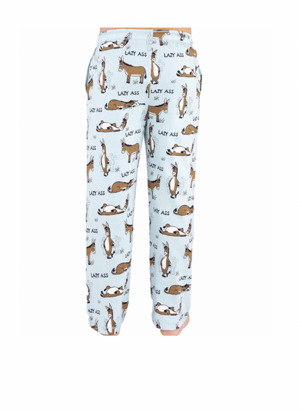 Lazy Ass Blue PJ Pants
