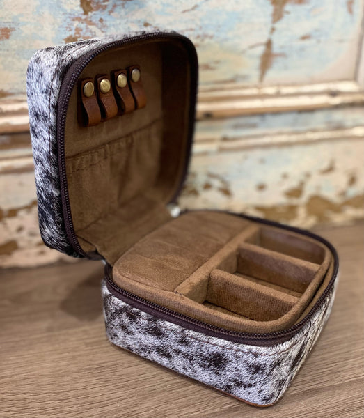 Small Cowhide Jewelry Box