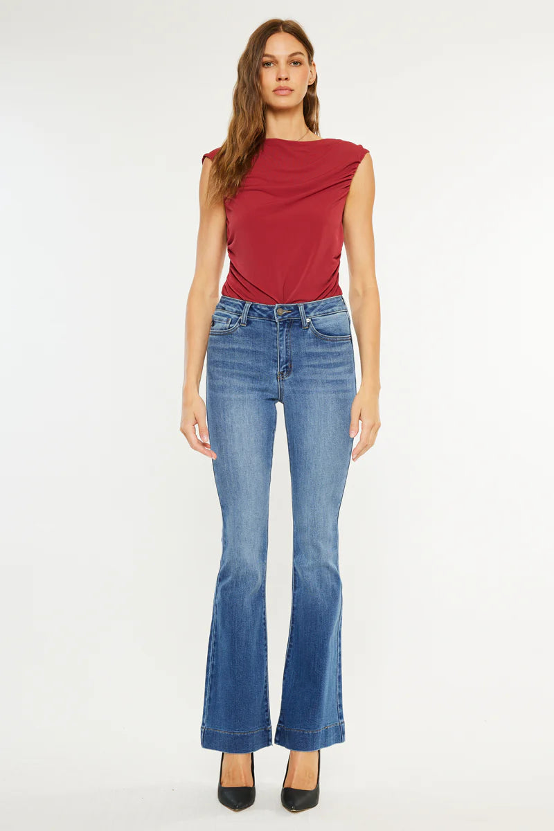 KanCan Medium Wash High Rise Flare Jeans