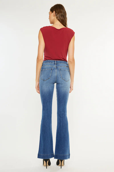 KanCan Medium Wash High Rise Flare Jeans