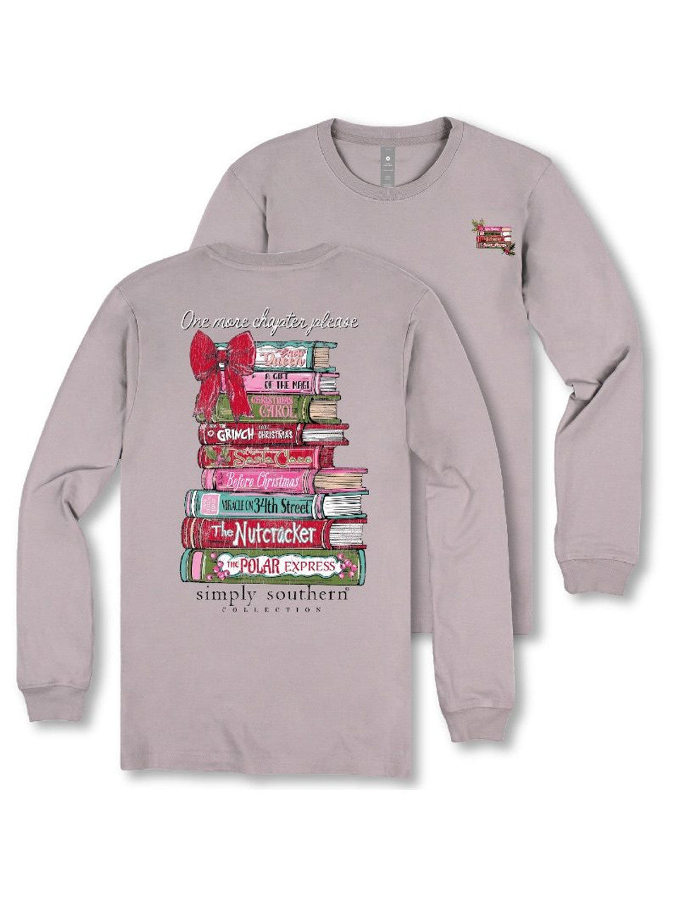 Christmas Books Long Sleeve Tee