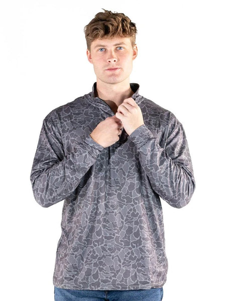Endurance Quarter Zip Charcoal Camo