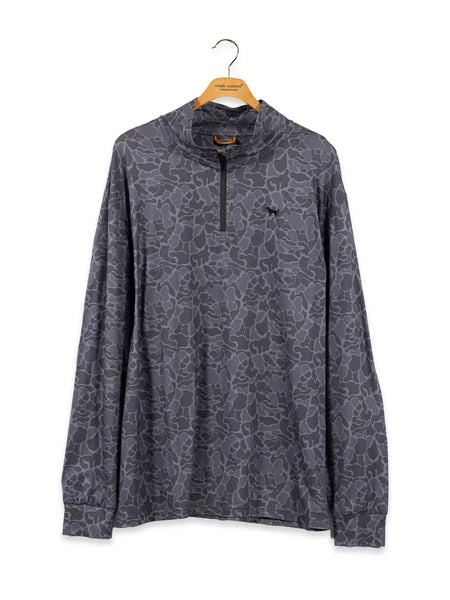 Endurance Quarter Zip Charcoal Camo