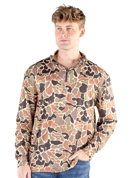 Endurance Quarter Zip Dark Camo