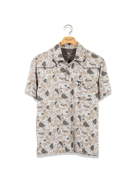 Youth Western Performance Polo LT Camo