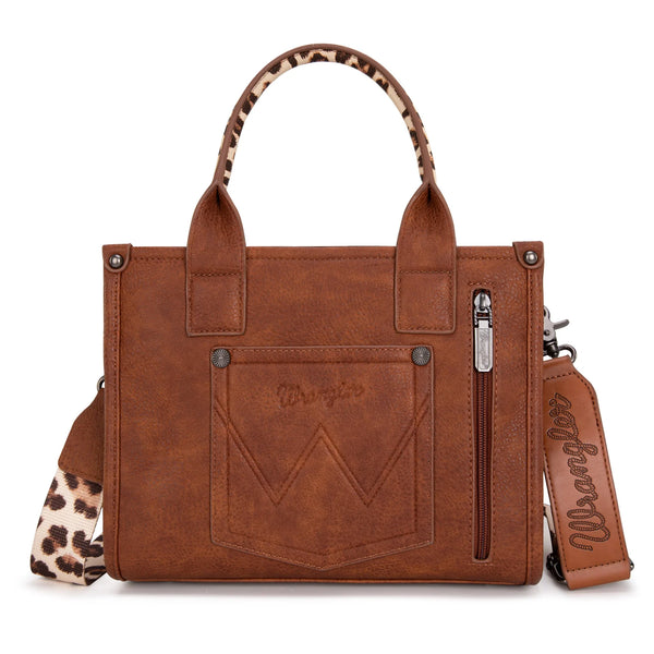 Leopard Print Concealed Carry Tote/Crossbody