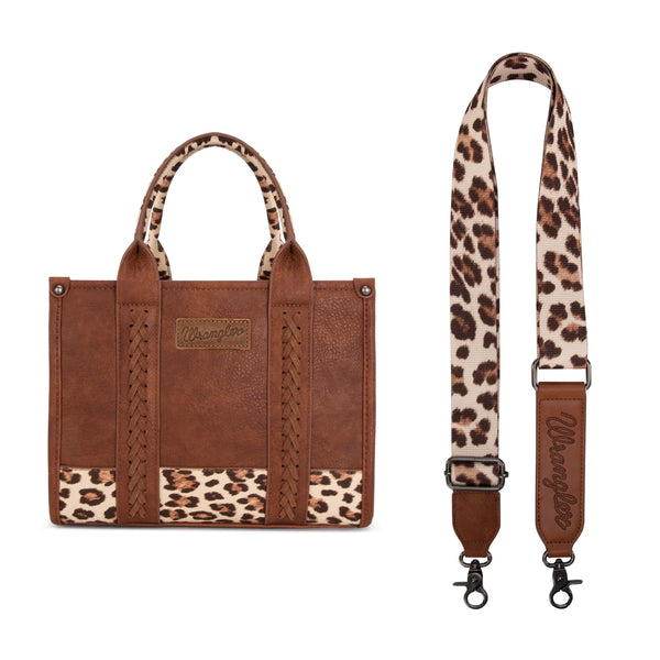 Leopard Print Concealed Carry Tote/Crossbody