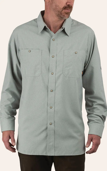 Allen UPF 50 Plus Work Shirt Quarry Heather