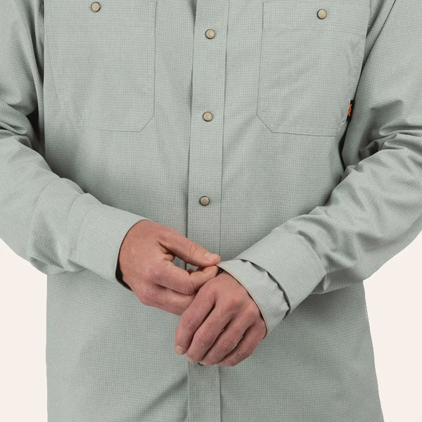 Allen UPF 50 Plus Work Shirt Quarry Heather