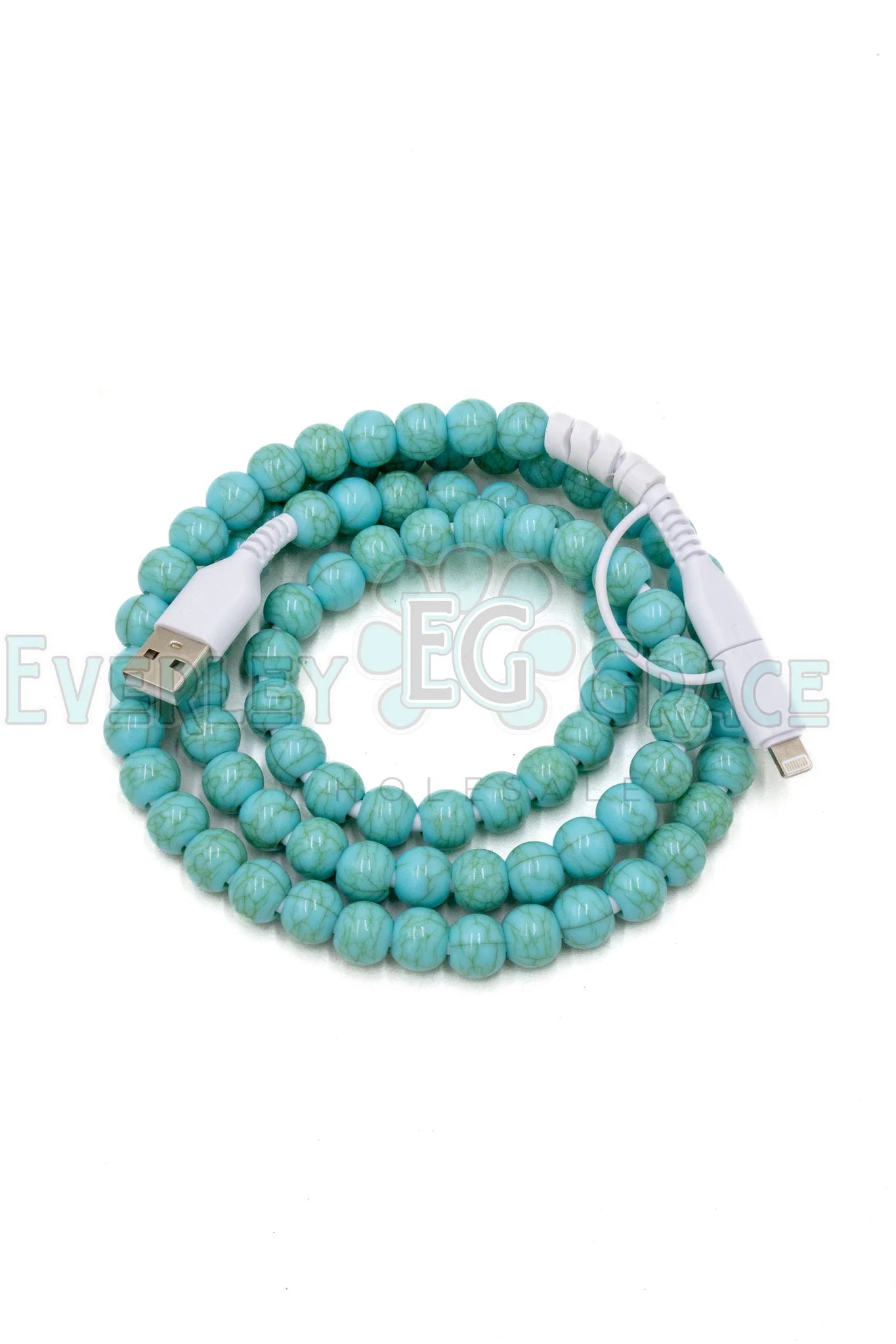4-in-1 Green Beaded Charging Cable