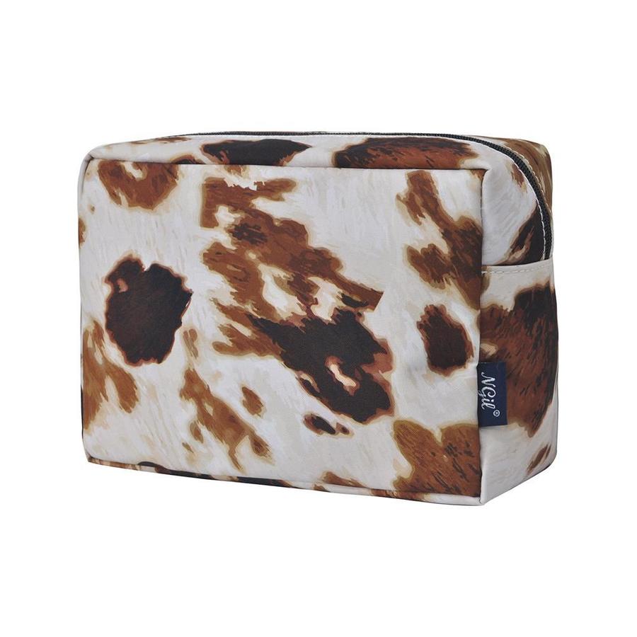 Cow Print Cosmetic Case