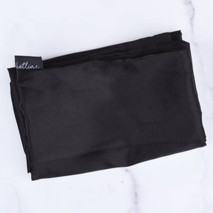 Black Satin Pillowcase