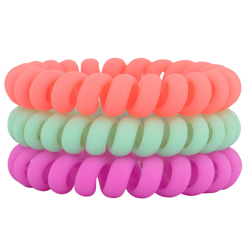 Tropical Matte Hotline Hairtie Set