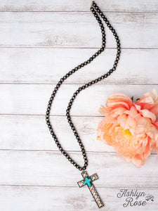 Jesus and Rodeos Turquoise Necklace