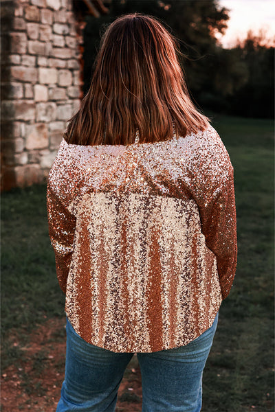 No Plaid Feelings Top in Rose Gold