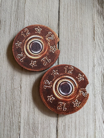 Shotgun Shell Car Coasters