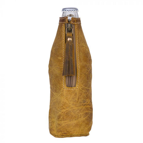 Leather Hide Bottle Sleeve