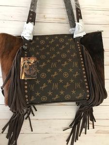 Montana West - Leather Hair on Hide Purse