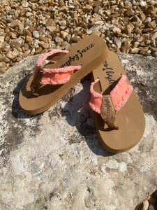 Encore Coral Flip Flops