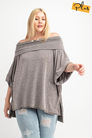 Mauve Double Up Sweater Tunic