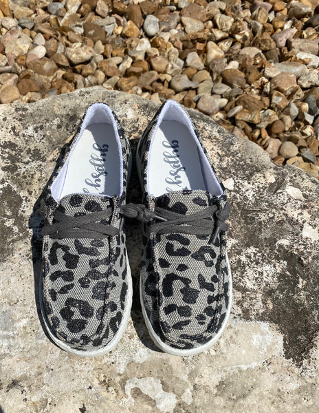 Grey Leopard Dexter Gypsy Jazz Shoes