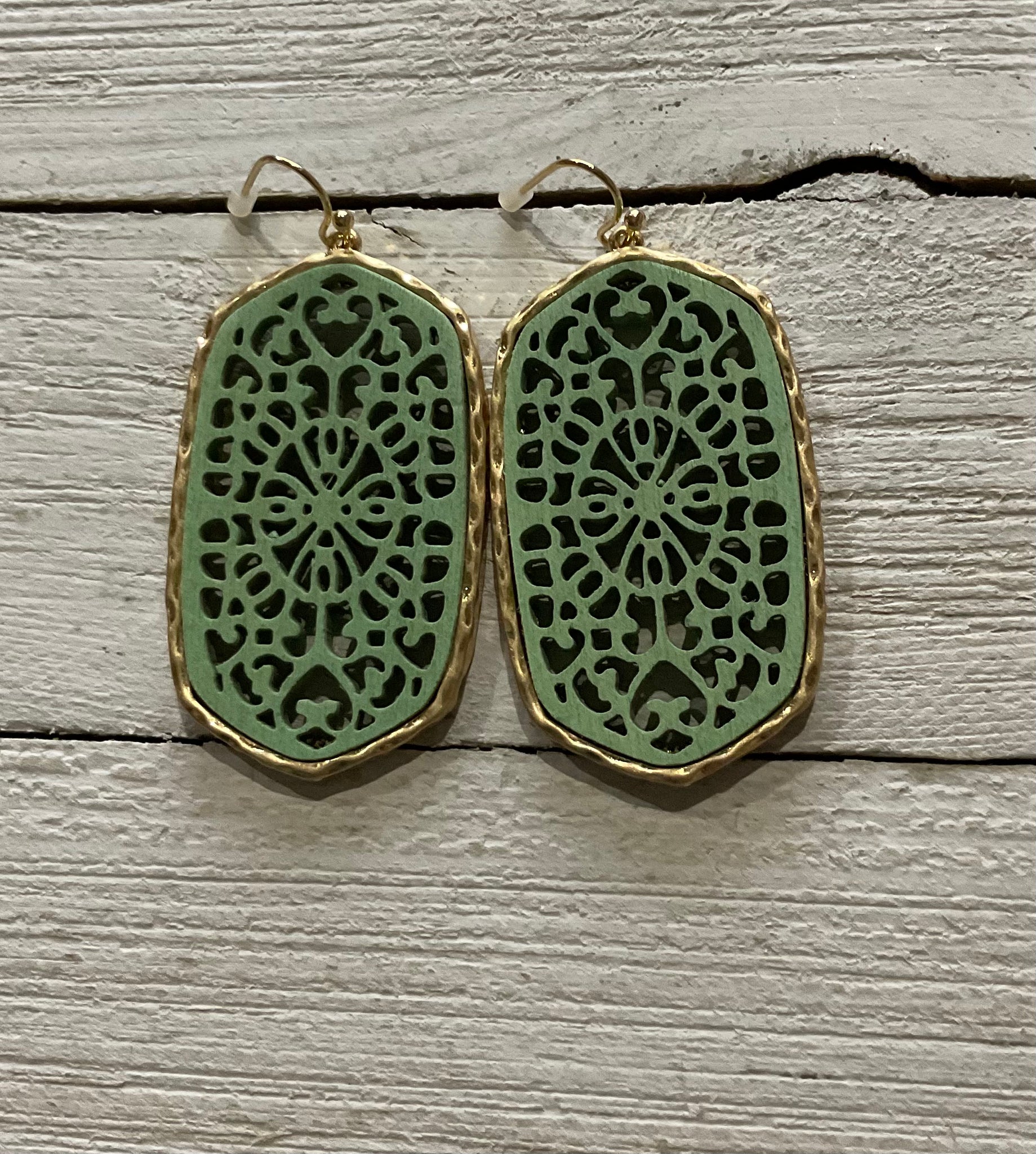 Turquoise and Gold Detail Earrings