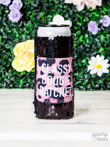 Classy Bougie Ratchet Slim Can Cooler