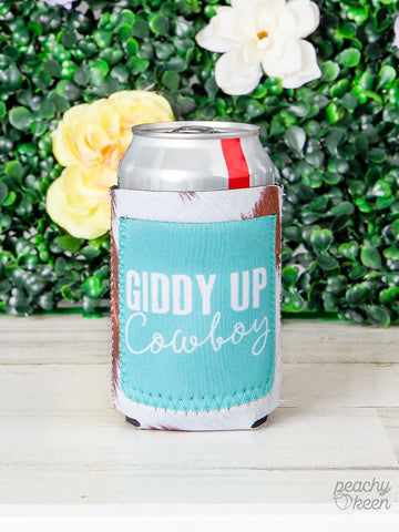 Giddy Up Cowboy Can Cooler